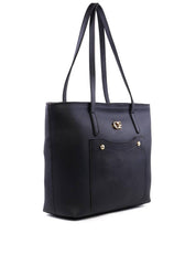 Bolsa Tiracolo com Bolso Frontal e Esferas - Preta BSI-6197 - PR