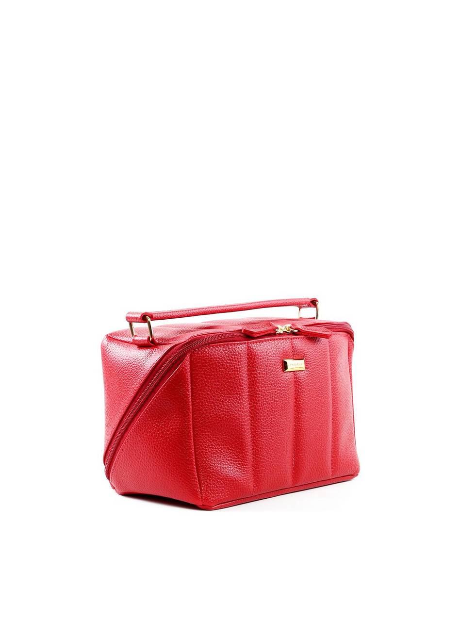 Necessaire Unissex com Detalhe em Matelassê - Vermelha NSI-173 - VE