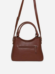 Bolsa Tote Tiracolo Média Couro - Cacau BSI-5955 - CA