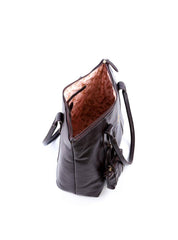 Bolsa Tote com Big Charm e Mini Bolsa - Cacau BSI-6049 - CA