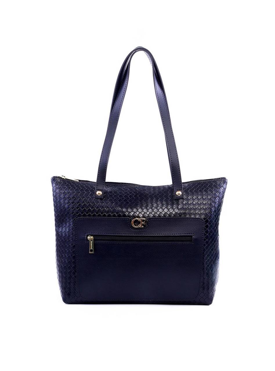Bolsa Shopper Tiracolo com Recorte - Preta BSI-6354 - PR