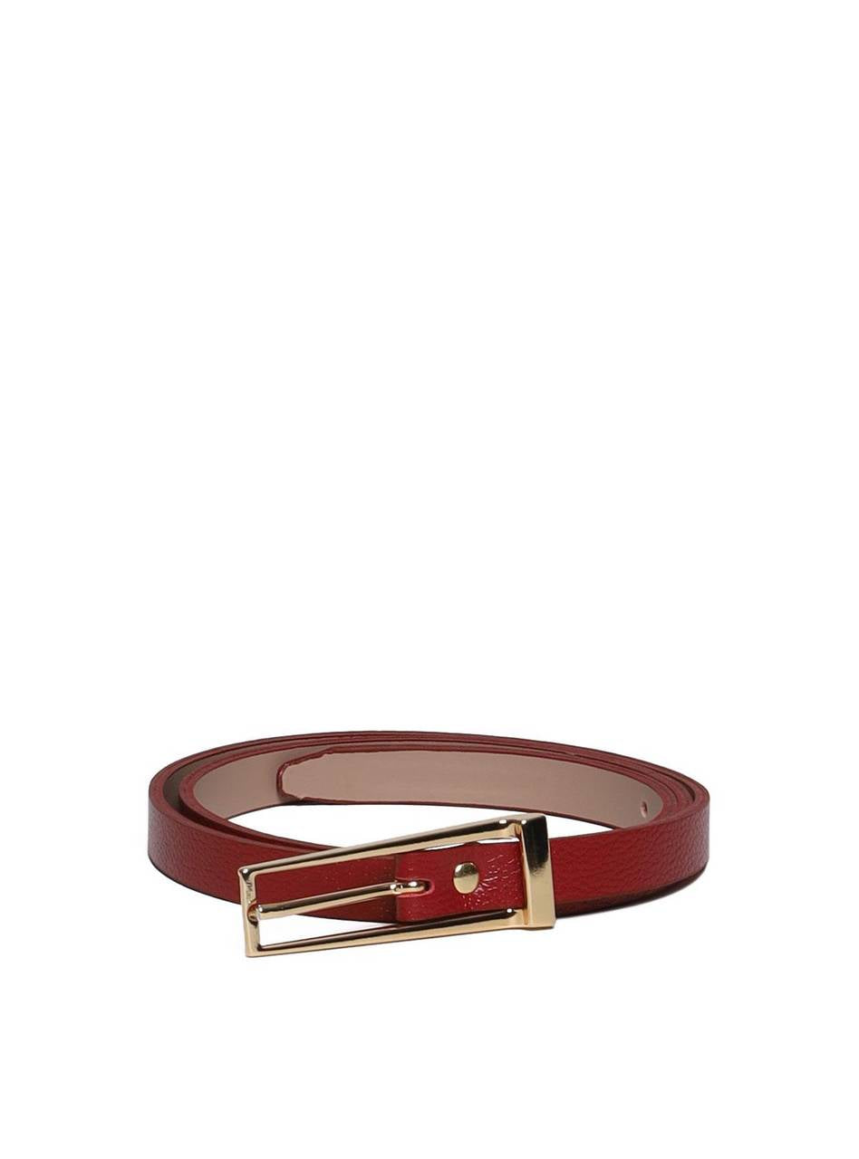Cinto Feminino Casual com Fivela Retangular - Vermelha CTI-974 - VE