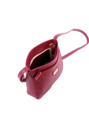 Bolsa Tote em Tressê com Bolso Frontal - Vinho BSI-6243 - VI