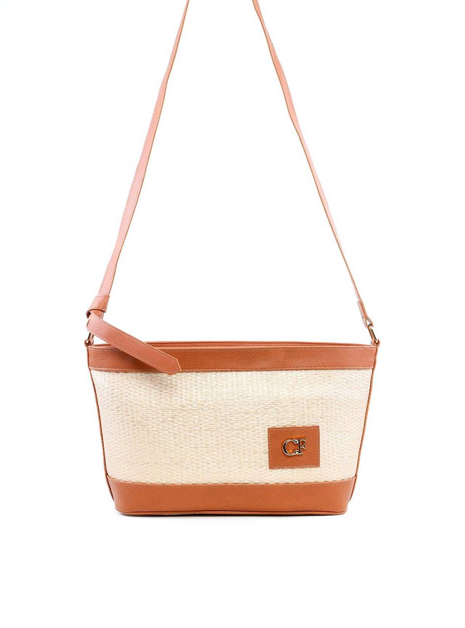 Bolsa Tote Palha com Alça Transversal - Castor BSI-6235 - CS