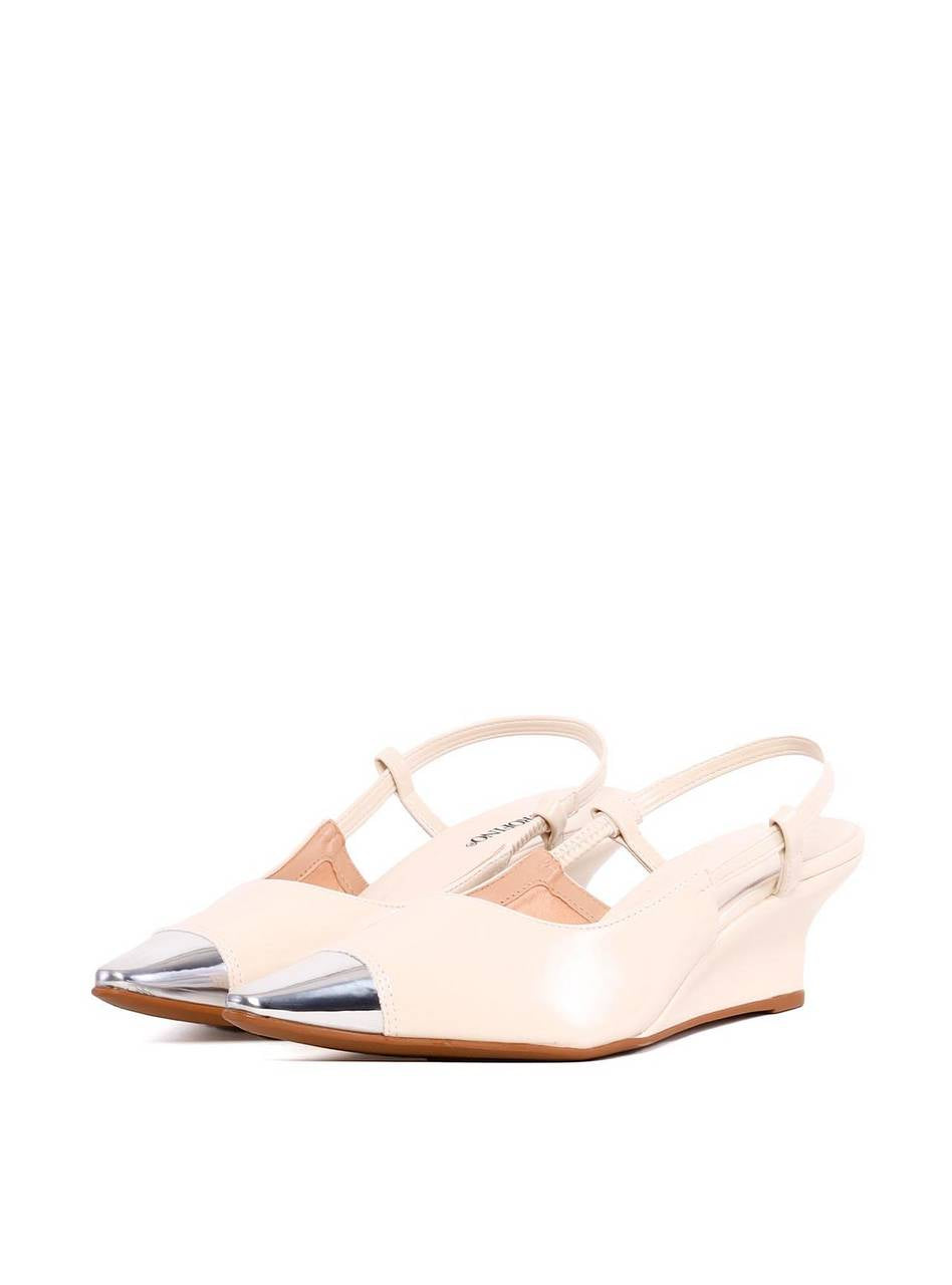 Scarpin Slingback com Biqueira Cromada - Fenno SD-12014 - FE