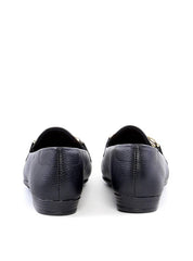 Mocassim com Bridão Retorcido - Preta SP - 12197 - PR