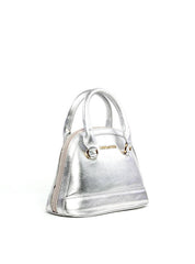 Bolsa Tote Pequena Arredondada - Prata BSI-6239 - PT