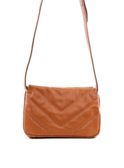 Bolsa Tote Transversal com Matelassê em V - Castor BSI-6437 - CS