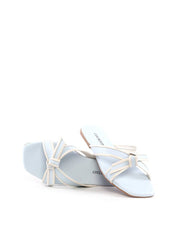 Sandália Rasteira com Laço - Azul SDI-12176 - AZ