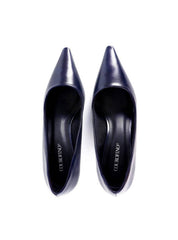 Scarpin Liso com Salto Anabela - Azul SD-12013 - AZ