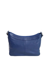 Bolsa Tote Couro Grande Tiracolo Azul BSI-5701 - AZ