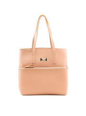 Bolsa Tote Transversal Média Nude BSI-5748 - NU