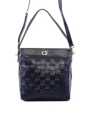Bolsa Tote com Alça Dupla em Tressê - Preta BSI-6212 - PR