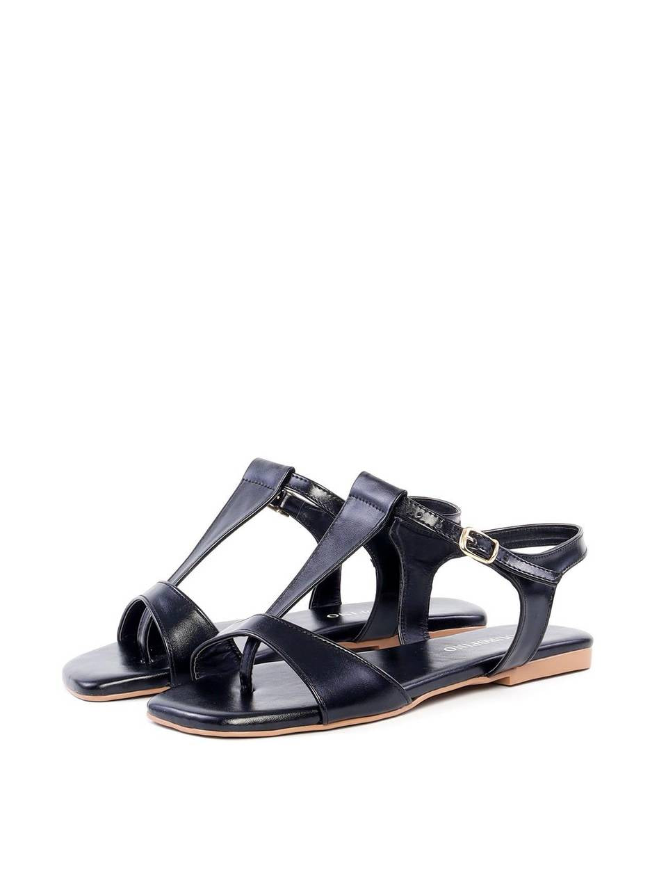 Rasteira com Fecho de Fivela - Preta SDI-11862 - PR