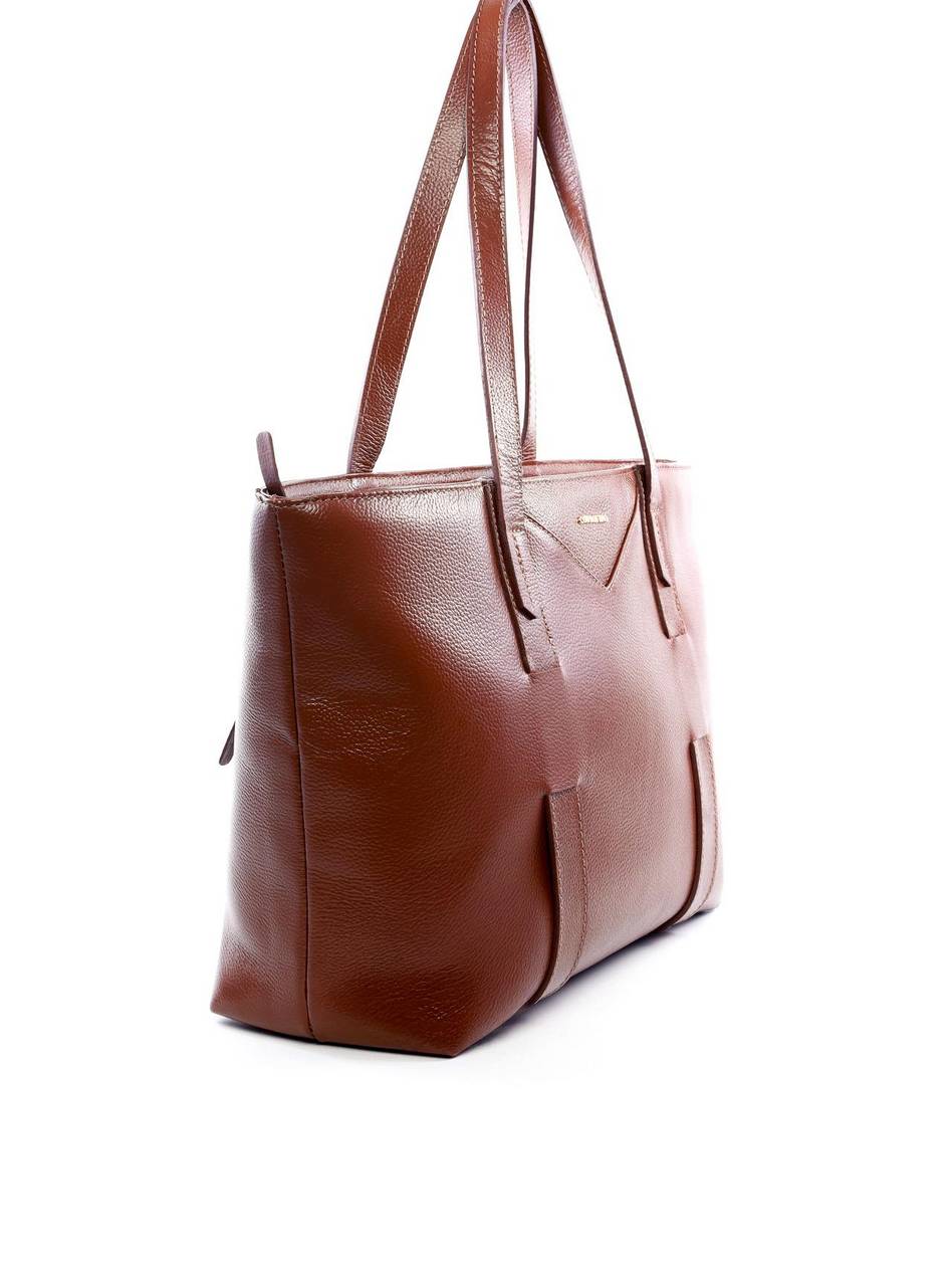 Bolsa Shopper Tiracolo com Tiras e Bolso Traseiro - Castor BSI-6053 - CS