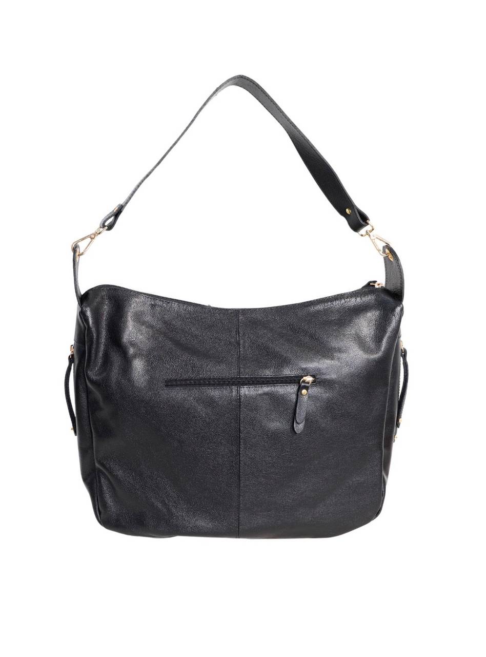 Bolsa Feminina Hobo Tiracolo Couro Preta BSI-5704 - PR