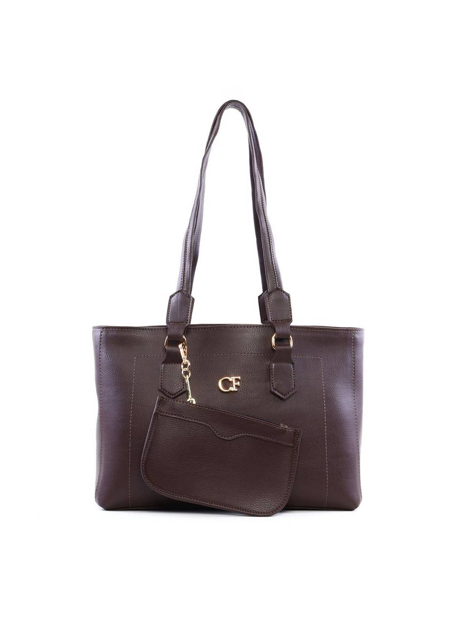 Bolsa Shopper Grande com Porta Moedas - Cacau BSI-6393 - CA