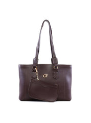 Bolsa Shopper Grande com Porta Moedas - Cacau BSI-6393 - CA