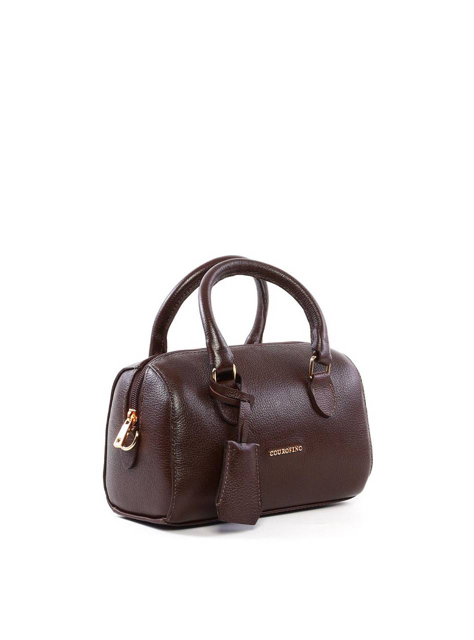Bolsa Baú com Alça Dupla e Charm - Cacau BSI-6059 - CA