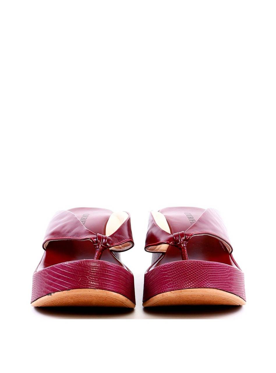 Tamanco de Dedo Plataforma - Vinho SDI-11957 - VI