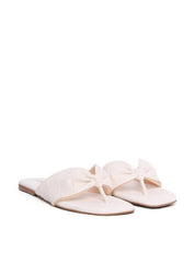 Rasteira de Dedo com Tiras Acolchoadas - Branca SDI-12153 - BR