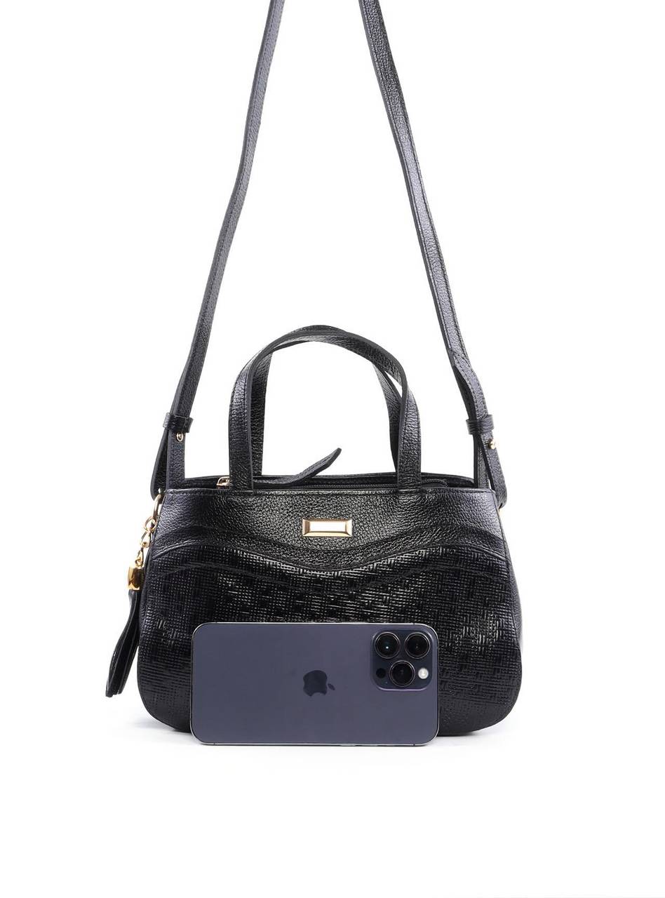 Bolsa Tote com Duas Divisórias - Preta BSI-6415 - PR