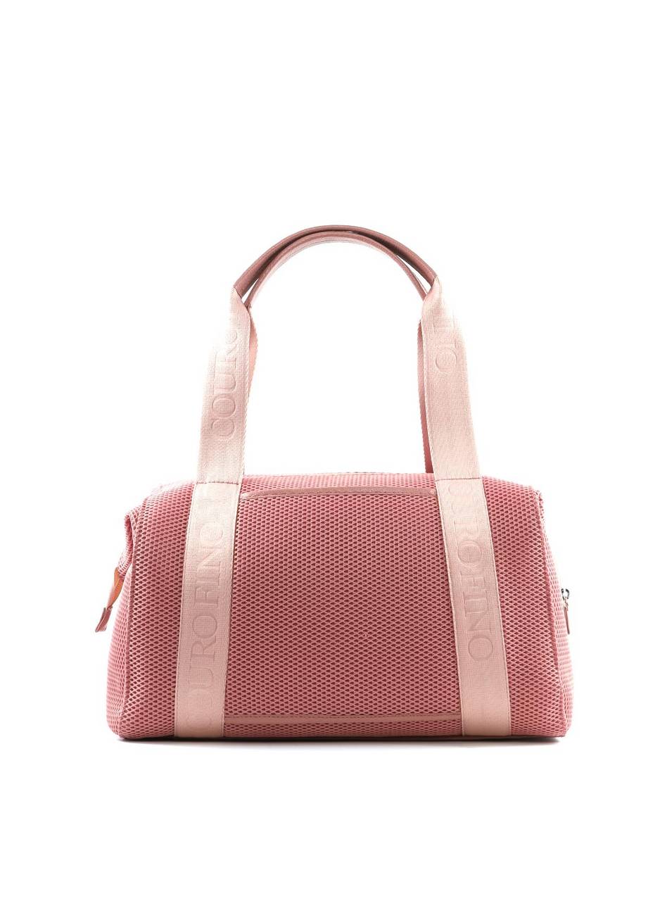 Bolsa Baú em Tela com Fita na Alça - Rosa BSI-6400 - RS