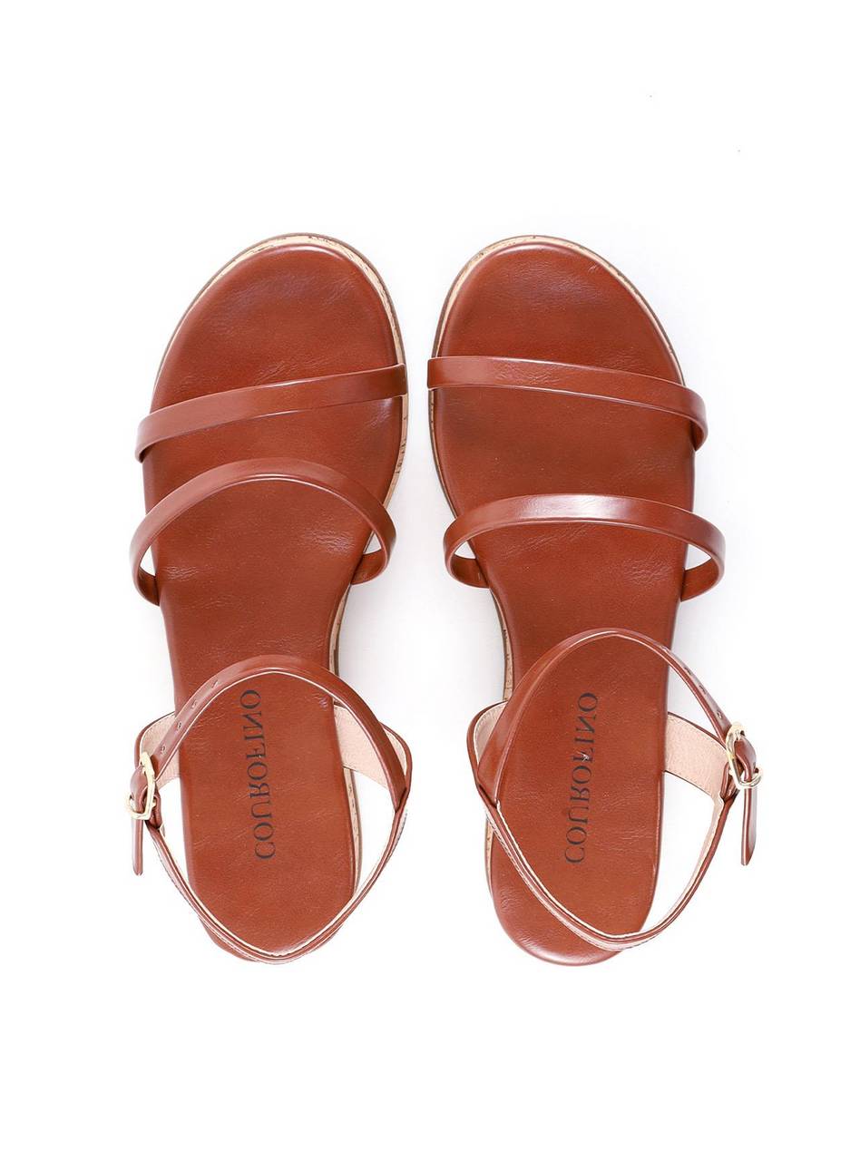 Sandália Flatforma em Cortiça - Castor SDI-12187 - CS