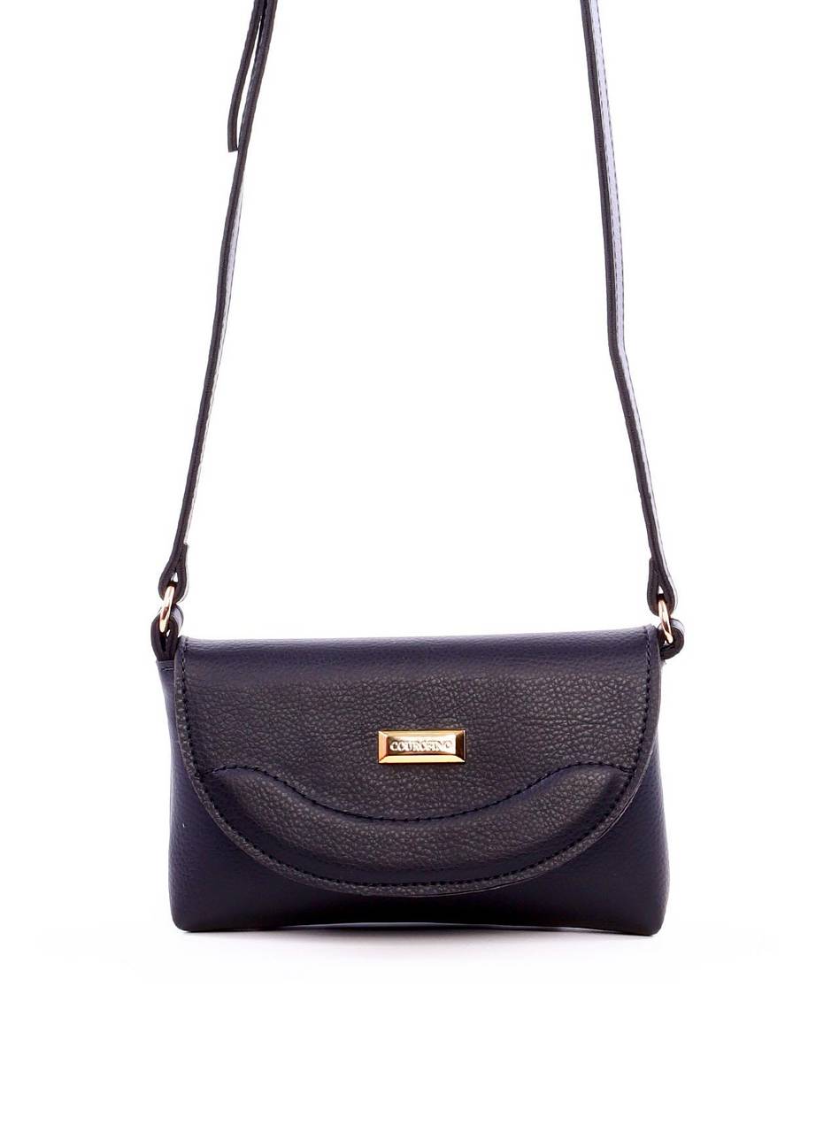 Bolsa Saddle Transversal com Fecho de Pressão - Preta BSI-5995 - PR