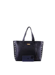 Bolsa Shopper com Barbicacho e Esferas - Preta BSI-6369 - PR