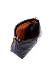 Bolsa Clutch Transversal em Metalassê - Preta BSI-6288 - PR