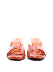 Tamanco com Salto Bloco Maxi Croco - Castor SDI-11985 - CS