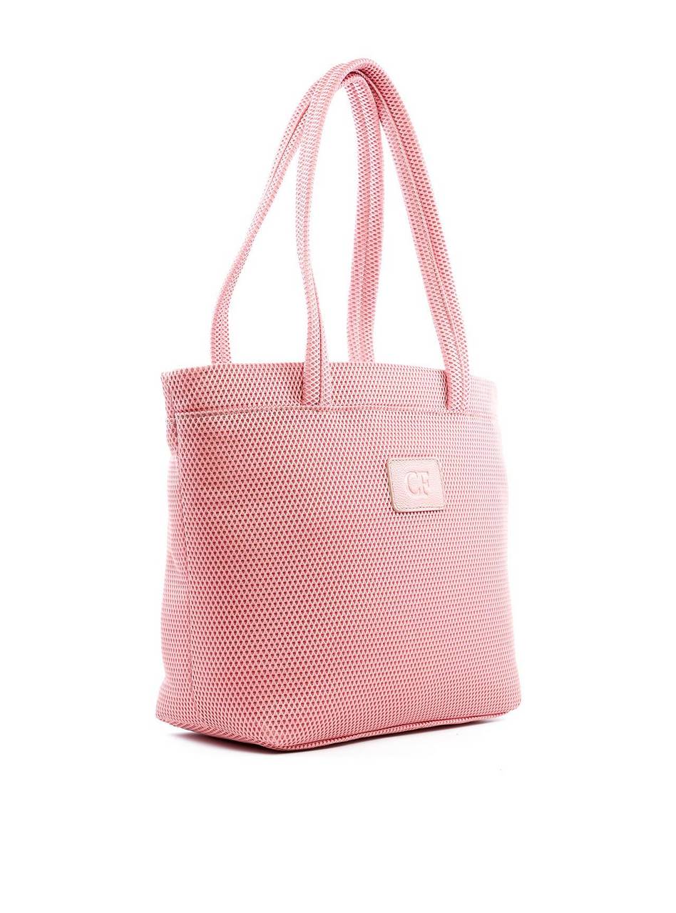 Bolsa Shopper Tela Quadrada - Rosa BSI-6251 - RS