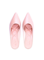 Mule Salto Taça Bico Folha - Nude SDI-11980 - NU