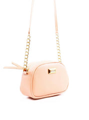 Bolsa Baú Transversal com Bolso Traseiro - Nude BSI-6285 - NU