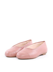 Sapatilha de Bico Redondo com Costura - Nude SDI-12123 - NU