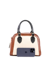Bolsa Baú com Recortes e Alça Dupla - Castor BSI-6442 - CS