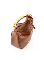 Bolsa Hobo com Alça Geométrica e Corrente - Castor BSI-6428 - CS