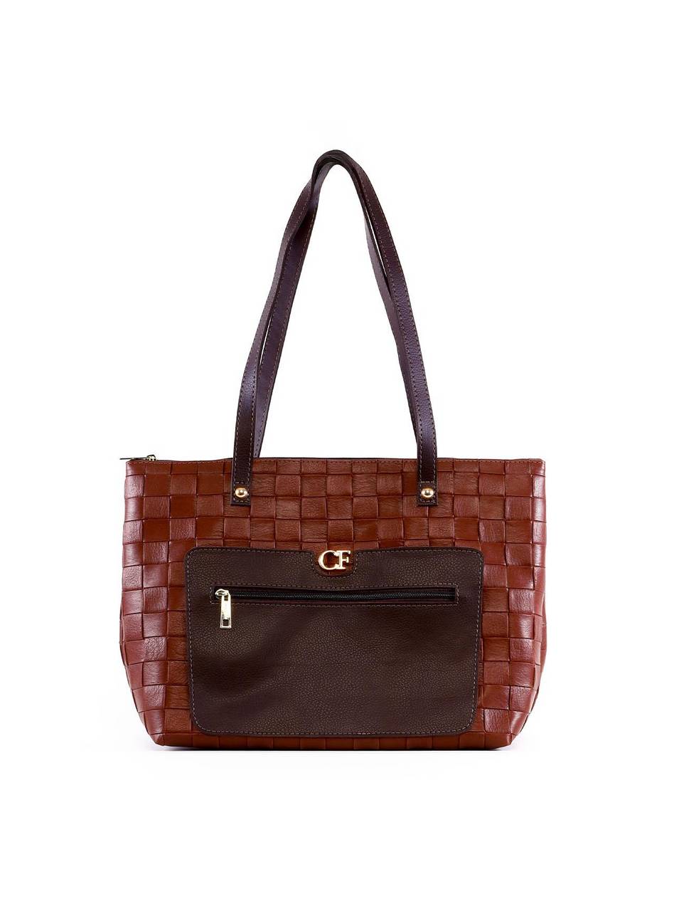 Bolsa Shopper Tiracolo com Recorte - Cacau BSI-6354 - CA