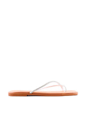 Rasteira de Tiras com Strass - Nude SDI-12075 - NU