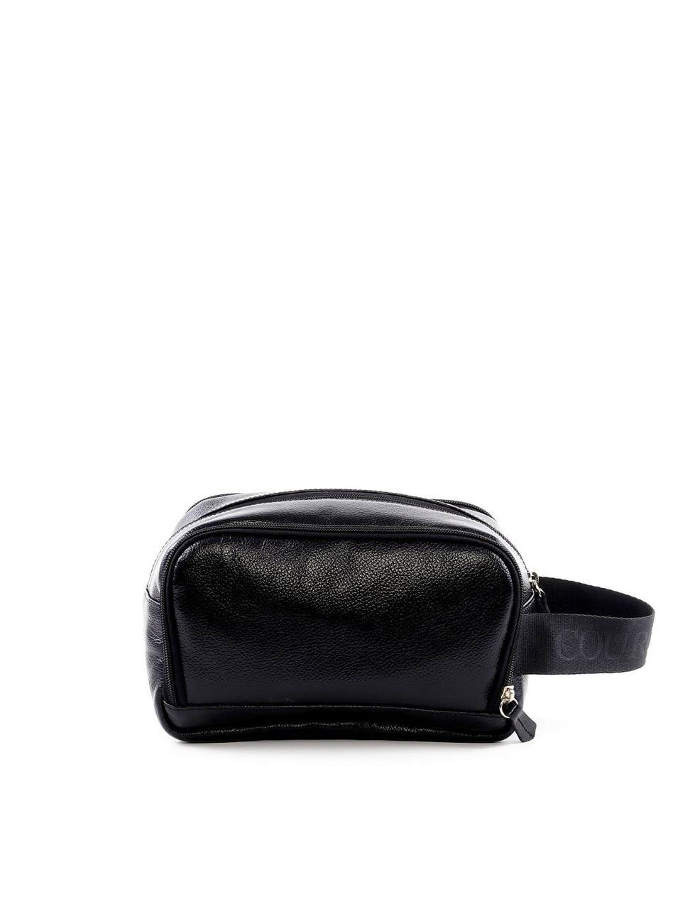Necessaire Masculina Média Alça Couro Preta NSI-126 - PR