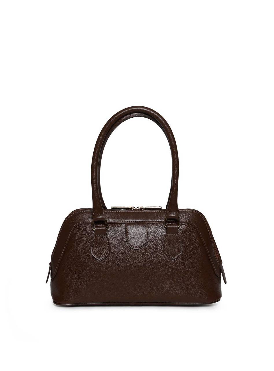 Bolsa Tote Média Couro Alça Dupla - Cacau BSI-5898 - CA