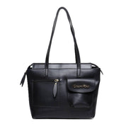 Bolsa Tote Tiracolo Média Preta BSI-5821 - PR