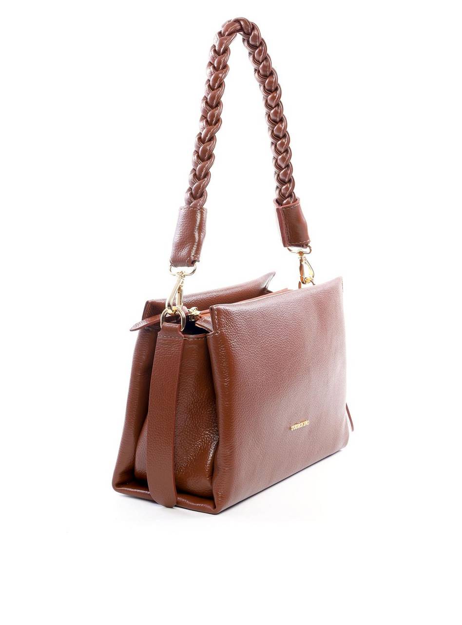 Bolsa Tote com Alça Trançada de Mão - Castor BSI-6078 - CS