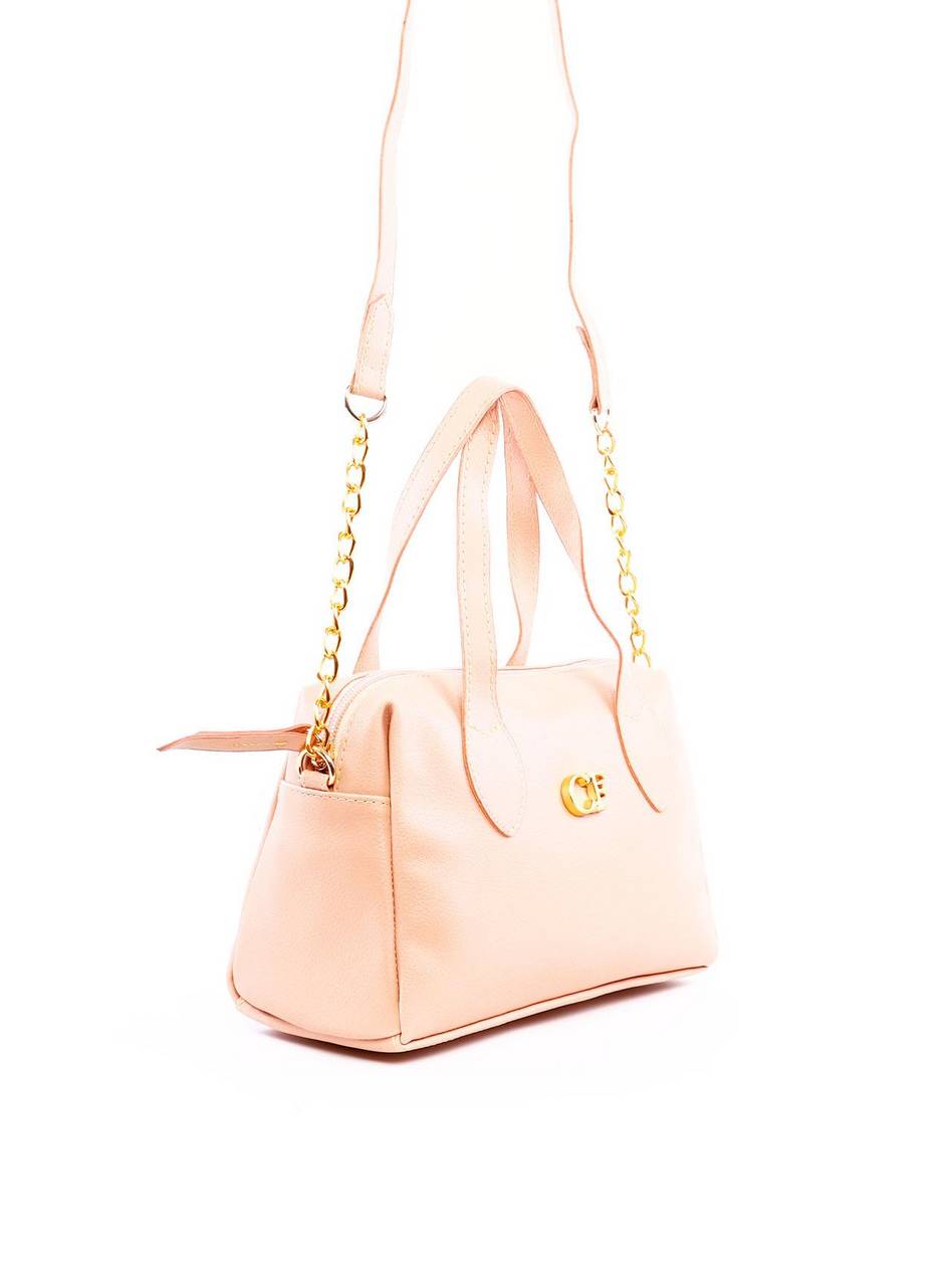 Bolsa Tote Transversal Retangular - Nude BSI-6265 - NU
