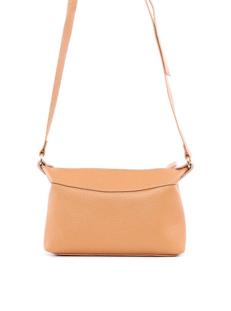 Bolsa Bag Transversal com Detalhes - Nude BSI-6206 - NU
