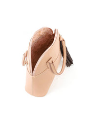 Bolsa Tote Arredondada com Barbicacho - Nude BSI-6419 - NU