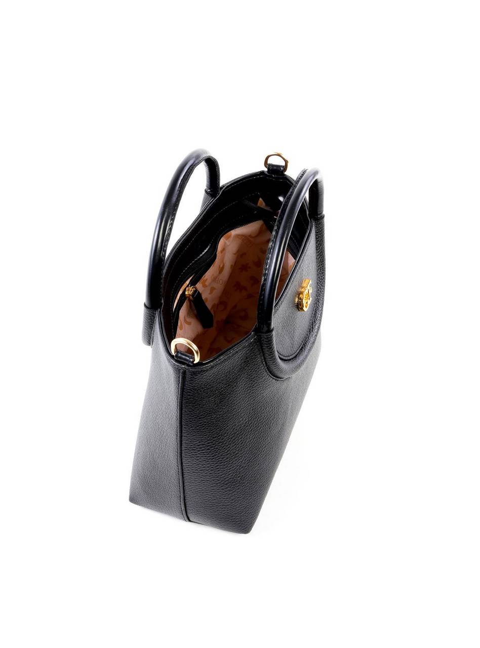 Bolsa Tote Transversal com Alça Redonda - Preta BSI-6450 - PR