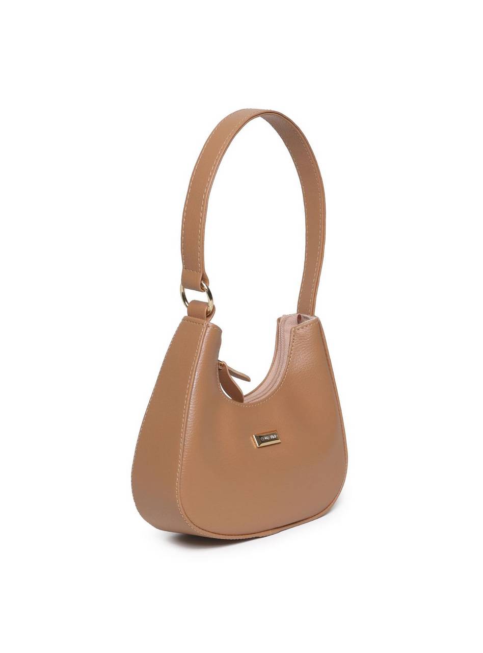 Bolsa Feminina Hobo Tiracolo Pequena Nude BSI-5891 - NU