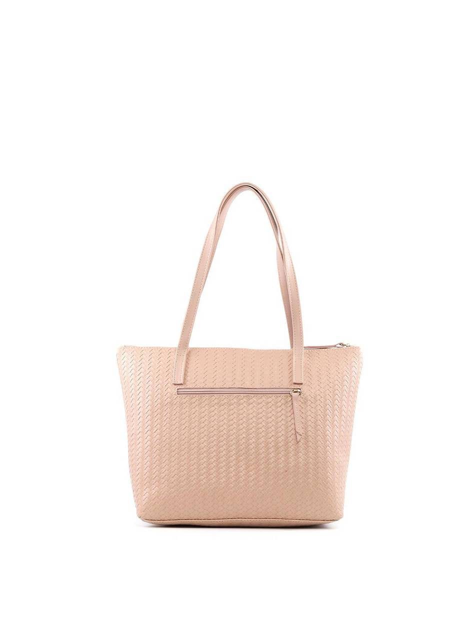 Bolsa Shopper Bag Charm Laço - Nude BSI-6381 - NU